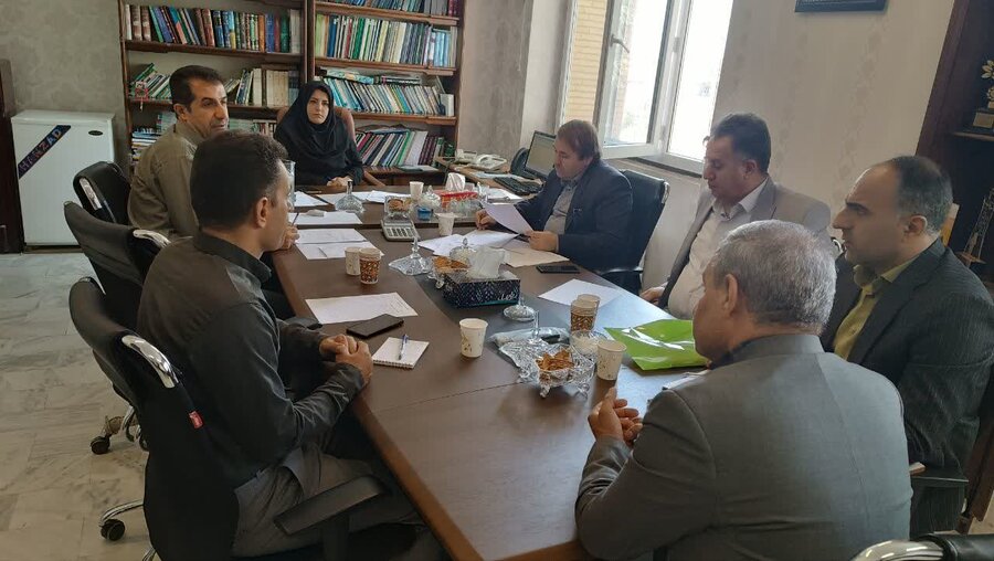 برگزاری نشست سه جانبه اداره کل بهزیستی ، شورای هماهنگی مبارزه با مواد مخدر و امور اجتماعی استانداری کردستان