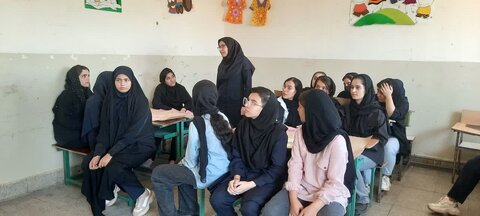 قــروه| بازدید از طرح مشارکت اجتماعی دانش آموزان مانا
