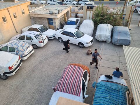 گزارش تصویری| پارک خودرو زائران در محوطه اداره بهزیستی مهران