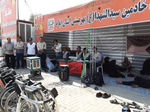 گزارش تصویری| نهمین روز خدمت رسانی بهزیستی به زائران حسینی