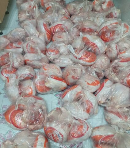 عباس آباد| توزیع ۳۵۰ کیلوگرم گوشت مرغ بین جامعه هدف بهزیستی در شهرستان عباس آباد