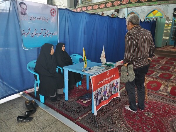 شهرضا| برپایی میز ارتباطات مردمی اداره بهزیستی