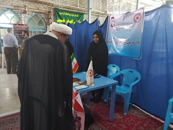 شهرضا| برپایی میز ارتباطات مردمی اداره بهزیستی