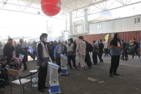 گزارش تصویری| فعالیت کارکنان بهزیستی برای جلب مشارکت مردمی در مهران