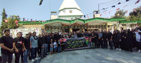 آمل| برگزاری عزاداری ناشنوایان بمناسبت اربعین حسینی در شهرستان آمل