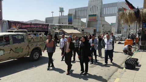 بازدید مدیرکل بهزیستی استان کردستان از موکب سیدالشهدا در مریوان