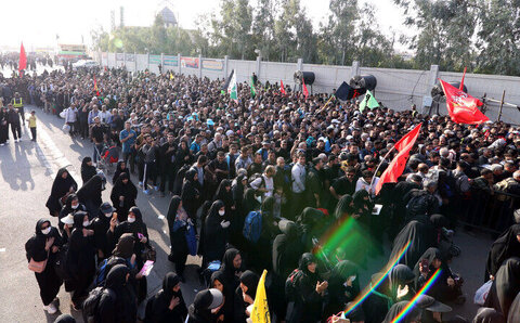 گزارش تصویری| حجم جمعیت زائران و سنگ تمام مهران در پذیرایی از زائران اربعین حسینی