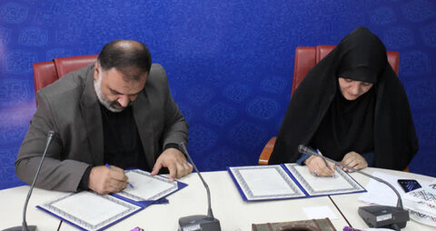 تفاهمنامه همکاری اداره کل بهزیستی و اداره کل کتابخانه های عمومی استان البرز امضاء شد