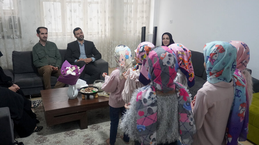 دیدار صمیمانه سرپرست بهزیستی گلستان و معاون امور اجتماعی از مرکز نگهداری فرزندان آوای مهر گرگان