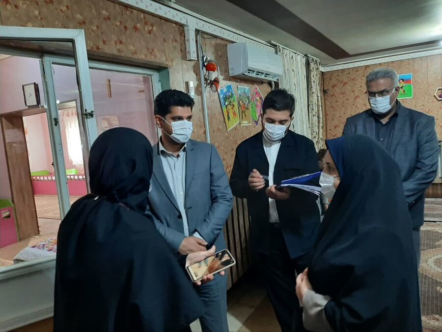 بازدید دادستان عمومی و انقلاب ارومیه از مراکز تحت نظارت بهزیستی