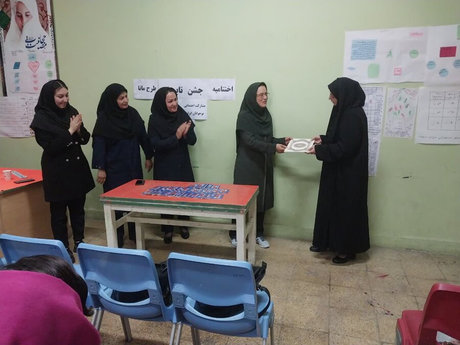 اختتامیه طرح مشارکت اجتماعی نوجوانان (مانا) در شهرستان سلماس