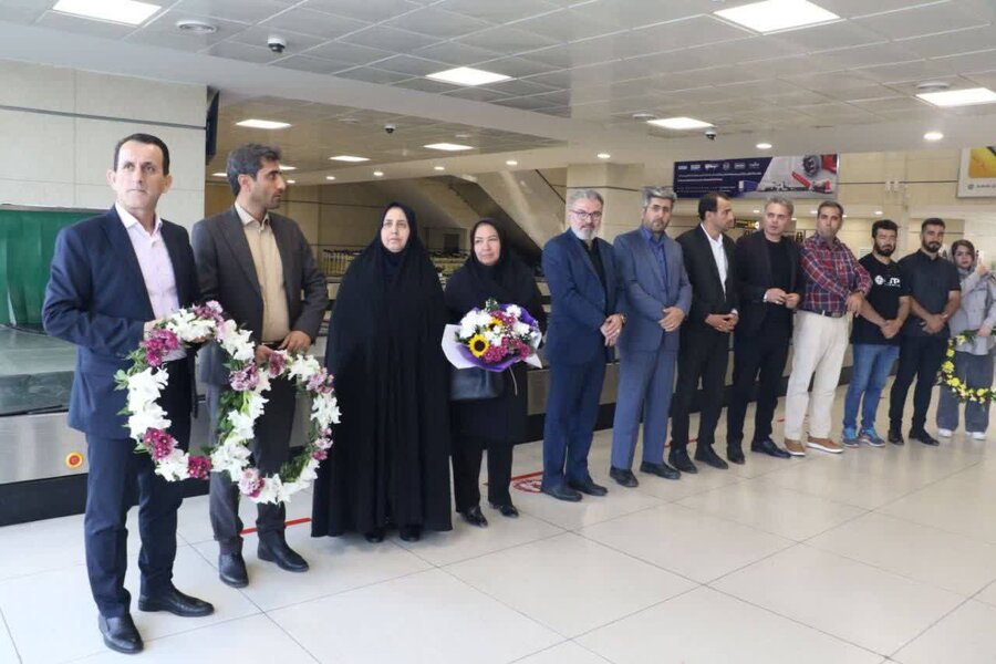 مراسم استقبال از علی شکیبازاده قهرمان کشتی جهان در ارومیه