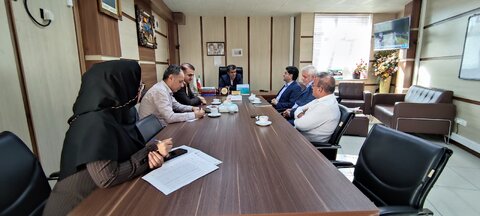 نشست هم افزایی مدیر شعب بانک سپه و مدیر کل بهزیستی خوزستان برگزار شد