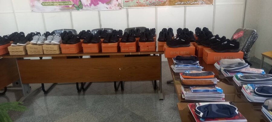 فیروزکوه | پویش همدلی بهزیستی شهرستان برای تامین  نوشت افزار