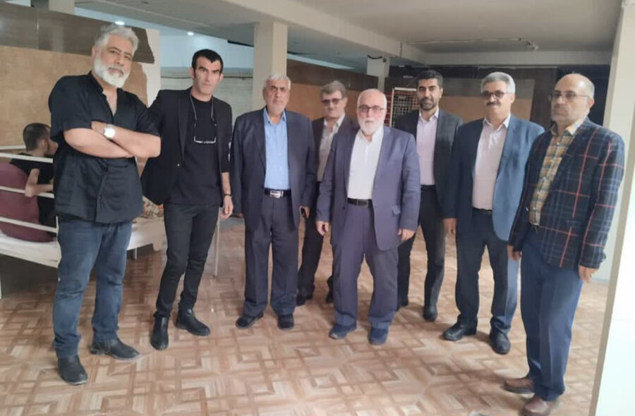 فردیس | بازدید معاون قضایی دادگستری استان البرز از مرکز نگهداری شبانه روزی معلولین آوای آرامش 