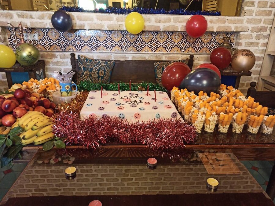 شهرقدس| جشن تولد مددجویان مرکز توانبخشی آزادی