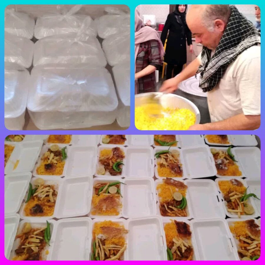 طالقان | پخت غذای نذری و توزیع بین جامعه هدف و نیازمندان شهرستان طالقان 