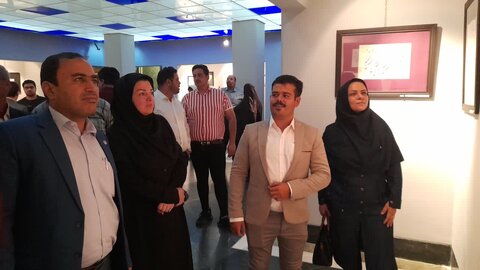 گزارش تصویری / آیین افتتاح نمایشگاه خوش نویس شوق مشق