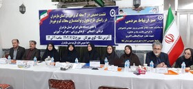 گزارش تصویری | نشست صمیمی در منطقه کم برخوردار مهرگان شهرستان نکا برگزار شد