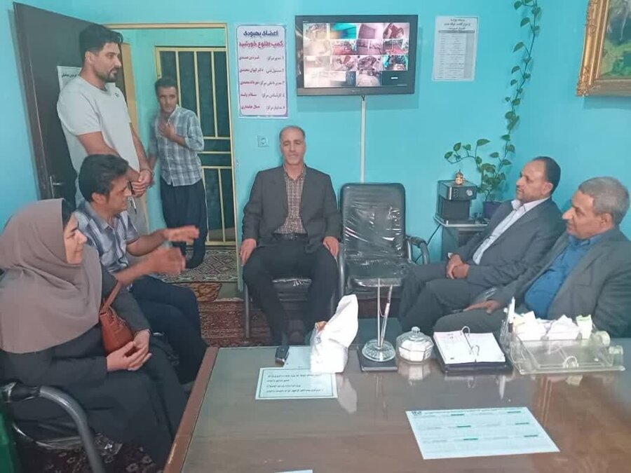 بازدید مدیرکل بهزیستی استان کردستان و هئیت همراه از بهزیستی شهرستان دیواندره