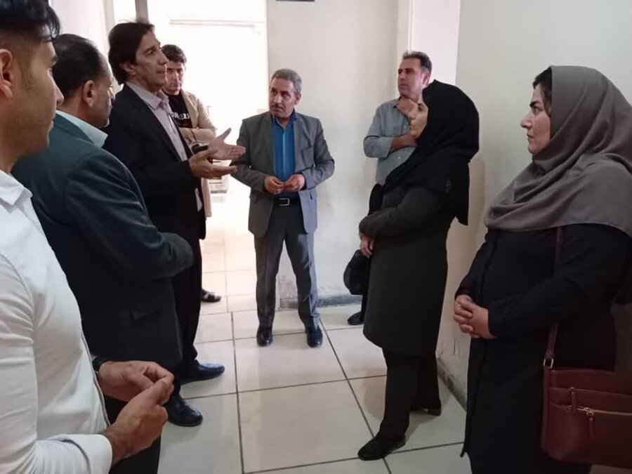 بازدید مدیرکل بهزیستی استان کردستان و هئیت همراه از بهزیستی شهرستان دیواندره