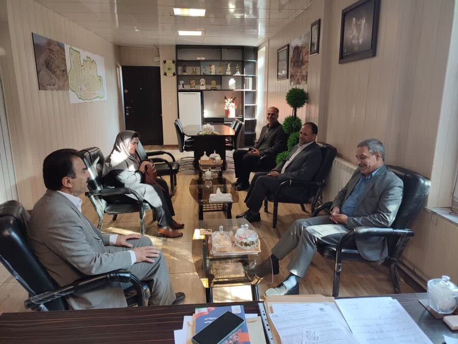بازدید مدیرکل بهزیستی استان کردستان و هئیت همراه از بهزیستی شهرستان دیواندره 