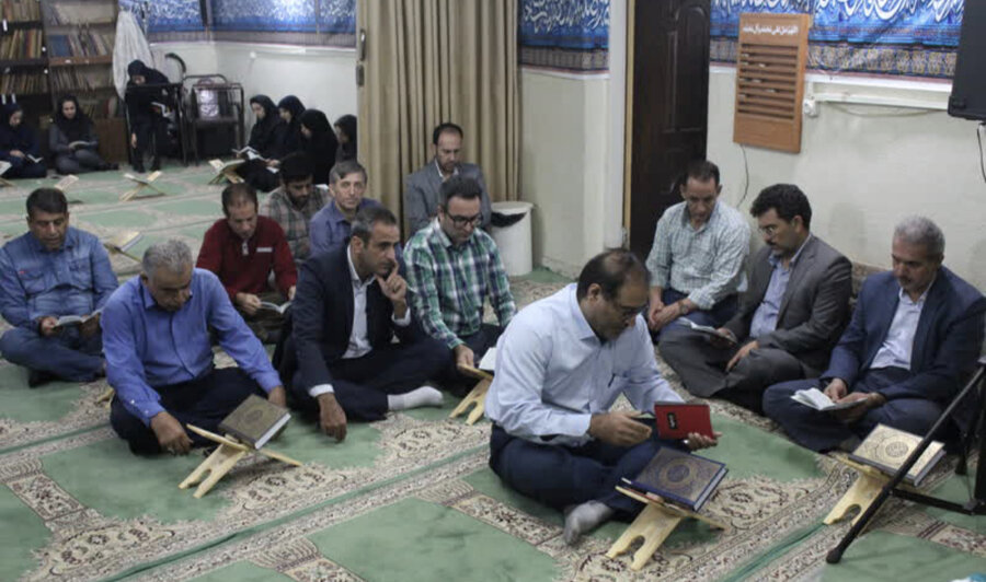 مراسم پرفیض قرائت زیارت عاشورا در بهزیستی استان البرز