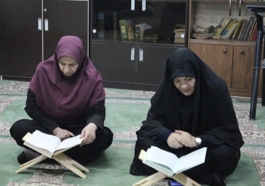 مراسم پرفیض قرائت زیارت عاشورا در بهزیستی استان البرز برگزار شد