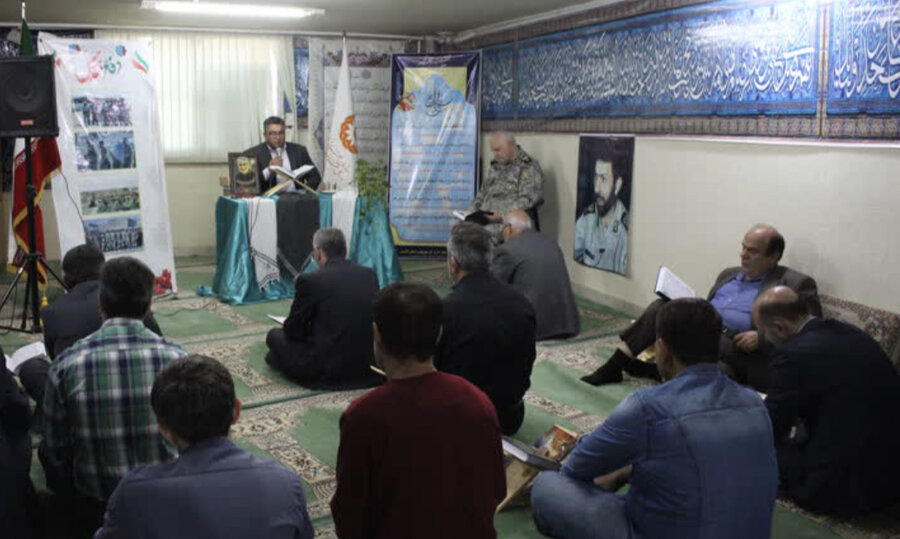 مراسم پرفیض قرائت زیارت عاشورا در بهزیستی استان البرز برگزار شد