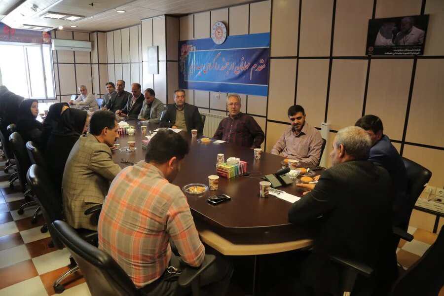 جلسه هم اندیشی جهاد تبیین در بهزیستی کردستان