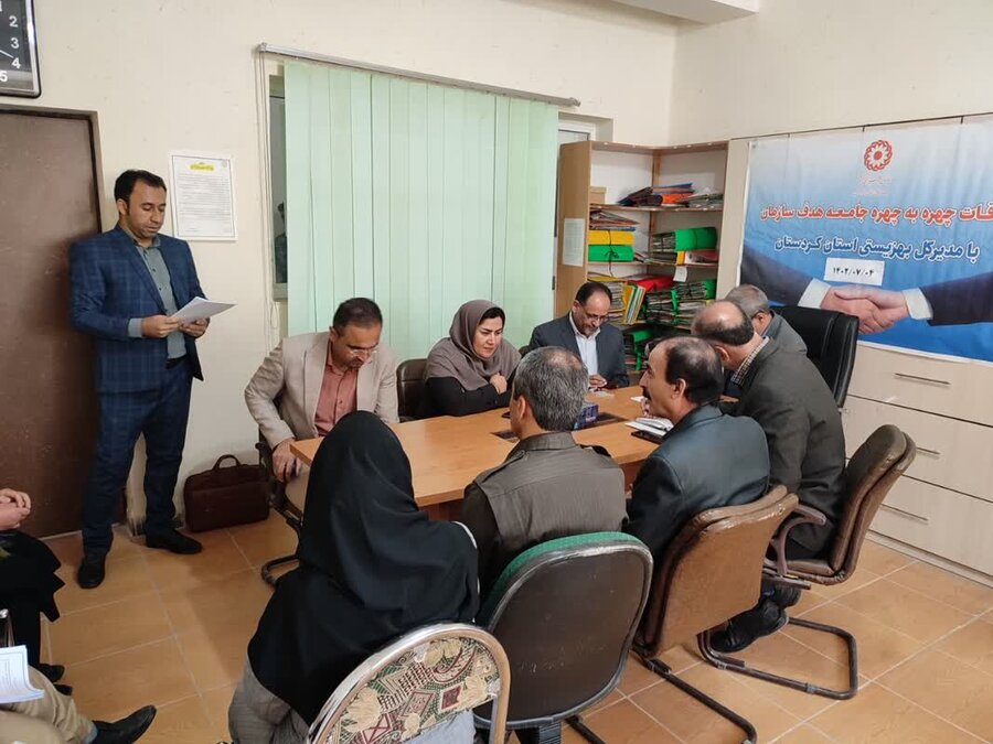 ملاقات مددجویان بهزیستی شهرستان دیواندره با مدیرکل بهزیستی کردستان