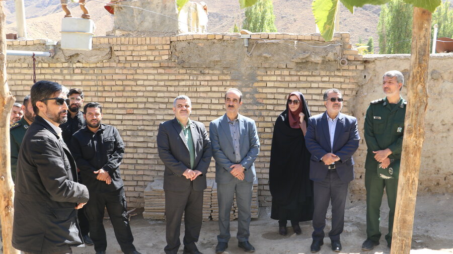 افتتاح مسکن در روستای پاقلعه