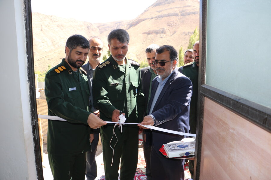 افتتاح مسکن در روستای پاقلعه