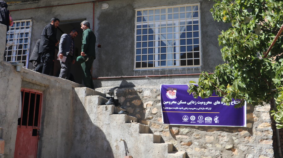 افتتاح مسکن در روستای پاقلعه