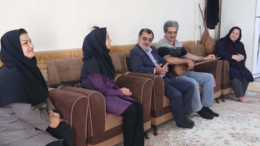 بازدید از مددجوی ناشنوا