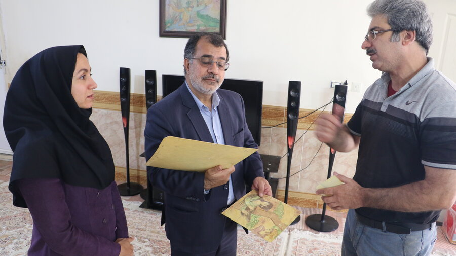 بازدید از مددجوی ناشنوا