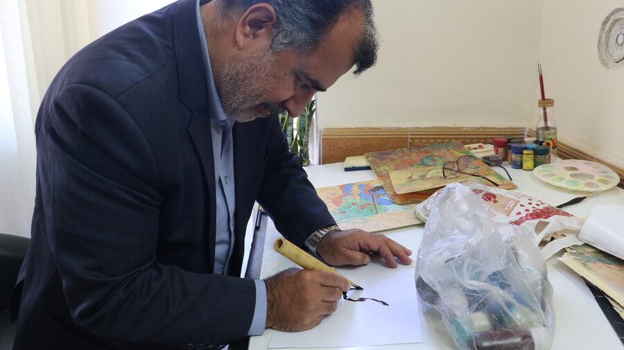 بازدید از مددجوی ناشنوا