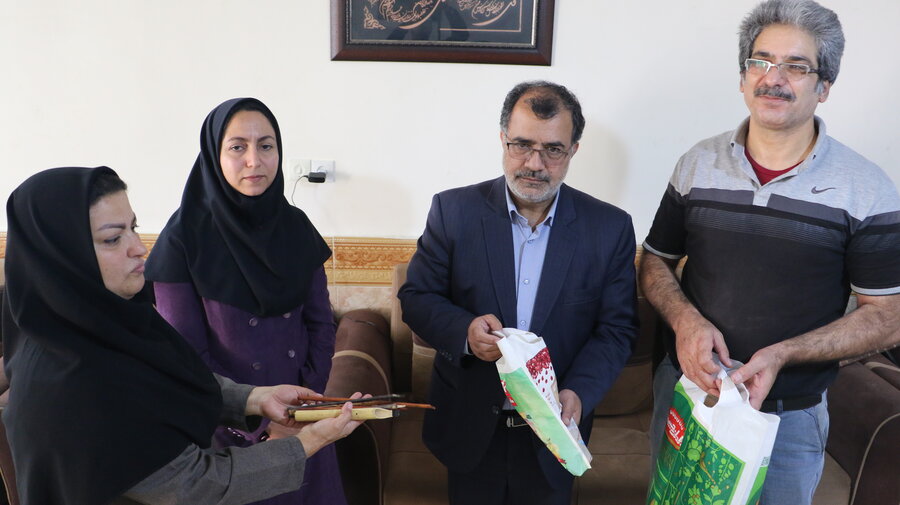 بازدید از مددجوی ناشنوا