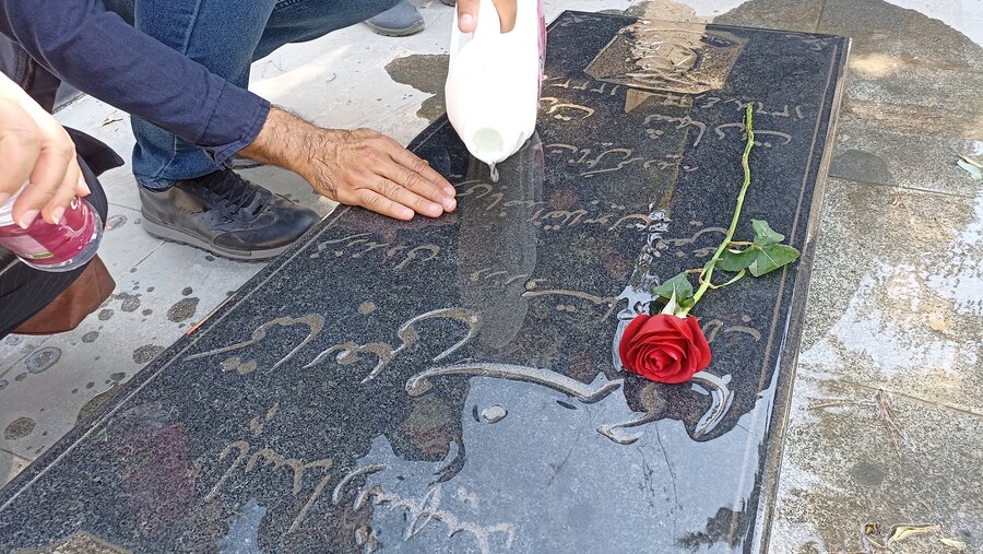 میهمانی لاله ها در گلزار شهدای سنندج