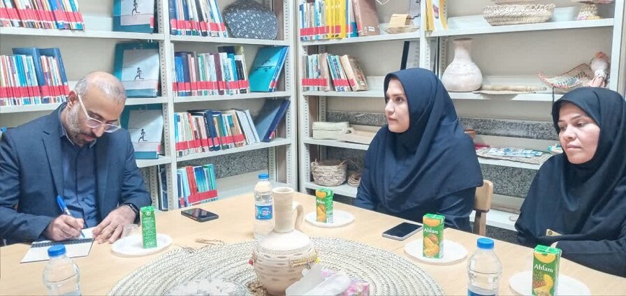 بازید از کتابخانه ویژه افراد دارای معلولیت شنوایی