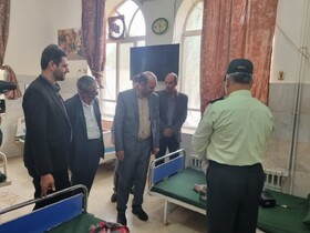 گزارش تصویری/ بازدید فرمانده انتظامی استان قم از آسایشگاه سالمندان