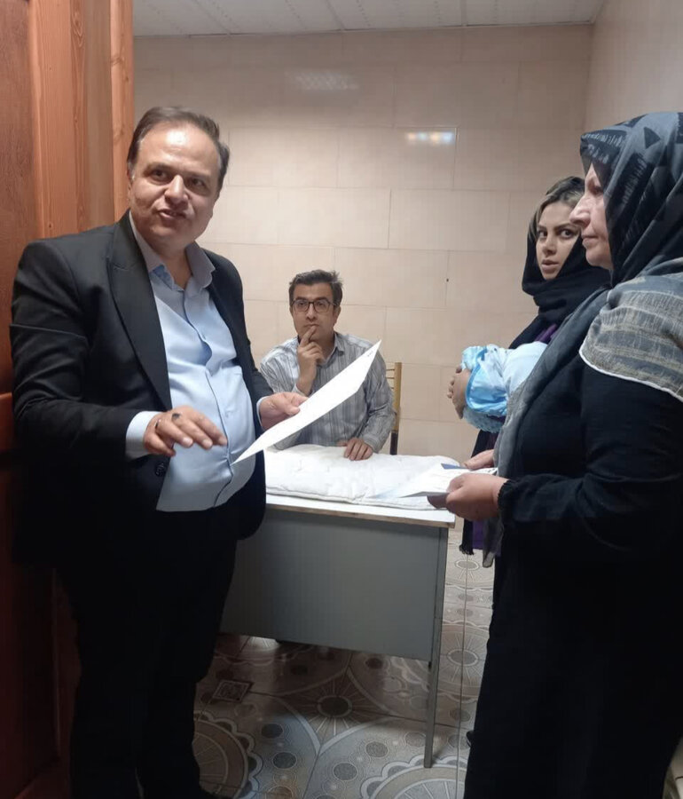 بازدید ازپایگاه دائمی غربالگری شنوایی نوزادان شهرستان ساوجبلاغ