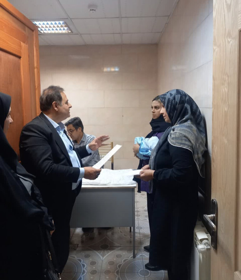 ساوجبلاغ | بازدید ازپایگاه دائمی غربالگری شنوایی نوزادان شهرستان ساوجبلاغ