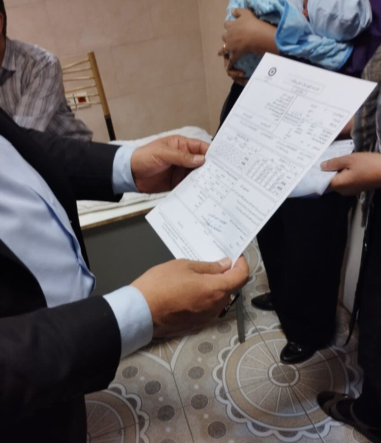 بازدید ازپایگاه دائمی غربالگری شنوایی نوزادان شهرستان ساوجبلاغ