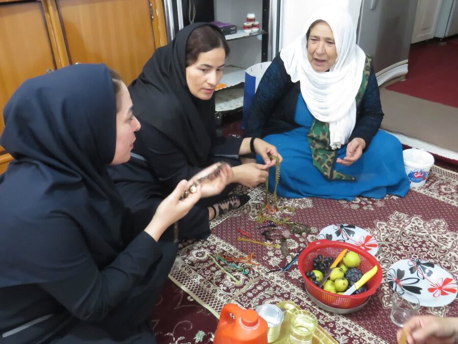 سروآباد/دیدار و سرکشی از سالمندان