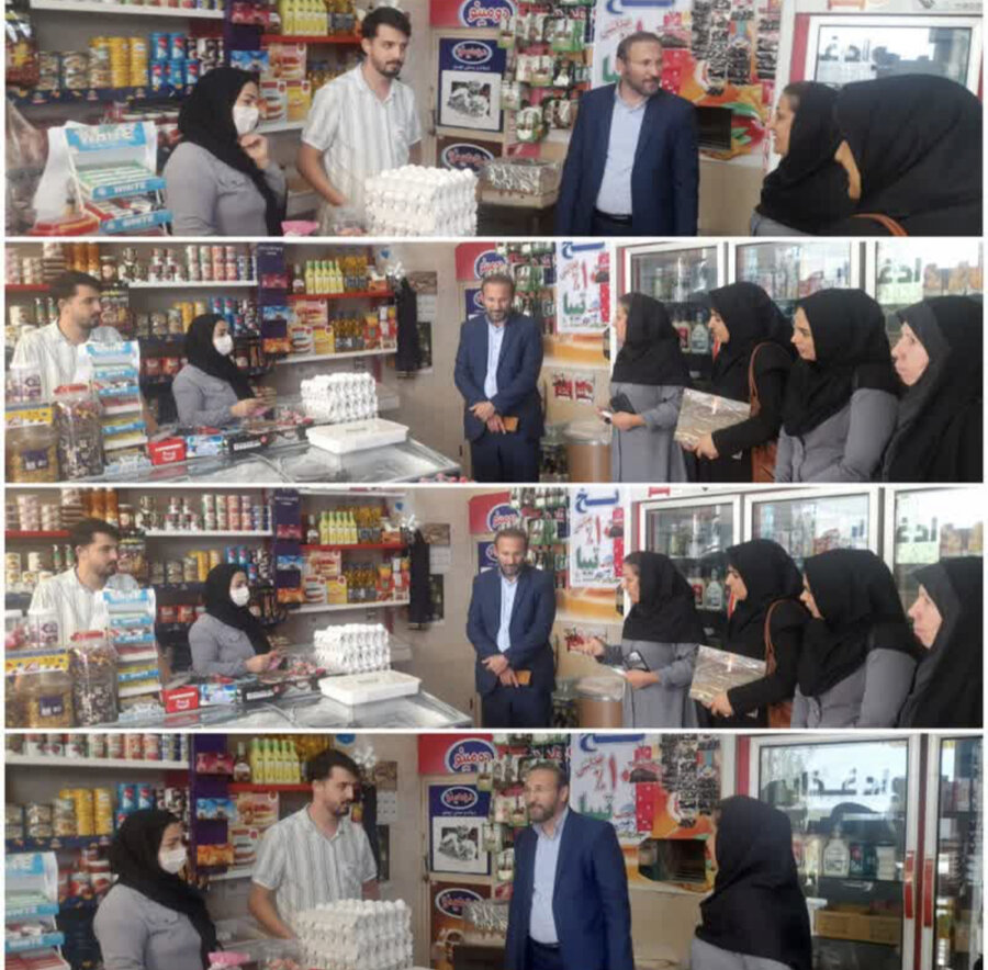 چهارباغ | بازدید رئیس بهزیستی شهرستان چهارباغ از محل کسب مددجوی چهارباغی