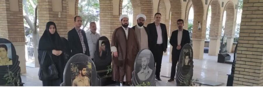 دماوند | غبارروبی و گلباران مزار شهدای بهشت حضرت رقیه( س)