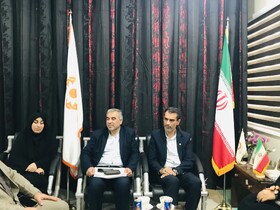 نشست سرپرست بهزیستی بوشهر با دبیر شورای راهبردی شرکت های پتروشیمی منطقه پارس