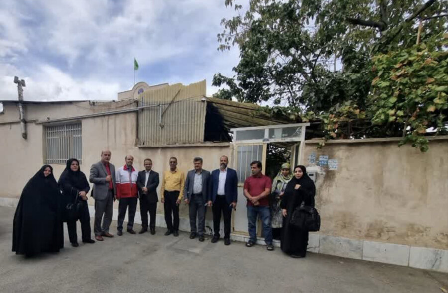 کرج | بازدید از منزل خدمت گیرنده حوزه توانبخشی بهزیستی شهرستان کرج 