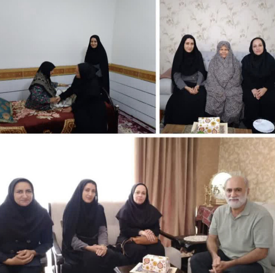 نظرآباد | دیدار با خانواده های معزّز شهدا و جانبازان سرافراز